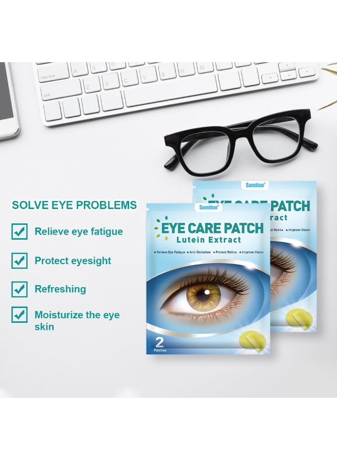 SumiFun Lutein Eye Patches: Targeted Relief of Eye Strain, Reduces Redness, and Provides Long-Lasting Hydration (20 Patches) - Image 5